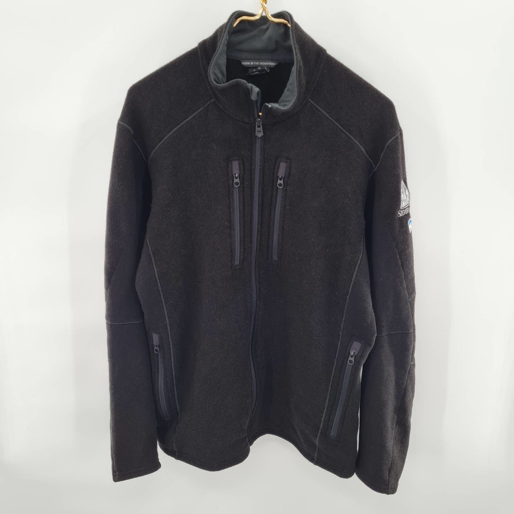 Kuhl Black Pullover Fleece Jacket Size Extra Large Men's